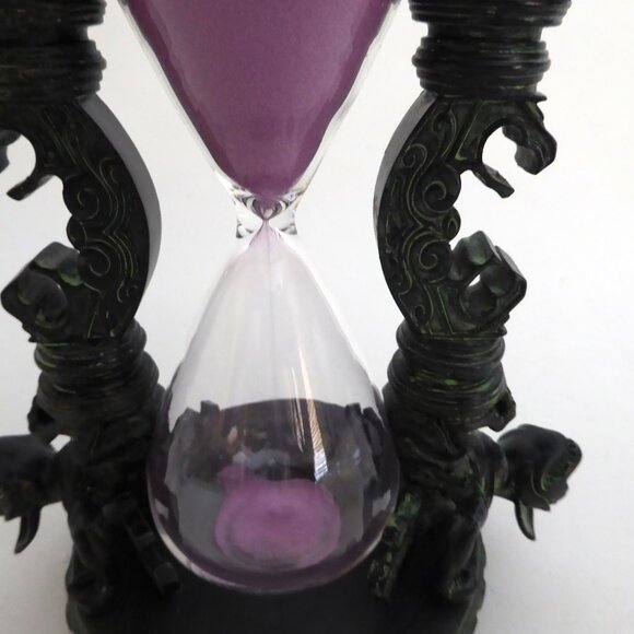 NEW 7” DISNEY HAUNTED MANSION WORKING GOTHIC HOURGLASS - Picture 10 of 13